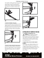 Preview for 7 page of Qualcast cgt183a Operating Instructions Manual