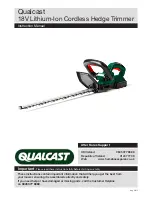 Qualcast CLHT1851D Instruction Manual preview