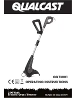 Qualcast GGT3001 Operating Instructions Manual preview