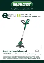 Preview for 1 page of Qualcast QGTLi18 Instruction Manual