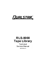 Preview for 1 page of Qualstar RLS-4470 Technical & Service Manual