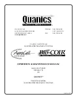 Quanics AeroCell ATS-SCAT-86-AC-C750 Operation & Maintenance Manual preview