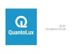 QuantoLux QLX3 Installation Manual preview