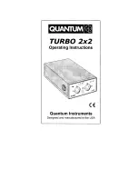 Quantum Instruments Turbo 2x2 Operating Instructions Manual preview