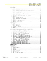 Preview for 3 page of Quantum B 13 Operating Manual