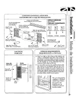 Preview for 5 page of Quasar HQ2050PH Installation And Operating Instructions Manual