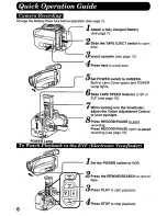 Preview for 6 page of Quasar Palmcorder VM-575 User Manual