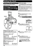 Preview for 12 page of Quasar Palmcorder VM-575 User Manual