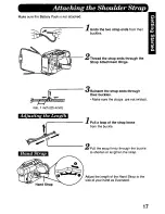 Preview for 17 page of Quasar Palmcorder VM-575 User Manual