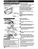 Preview for 18 page of Quasar Palmcorder VM-575 User Manual