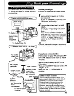 Preview for 23 page of Quasar Palmcorder VM-575 User Manual