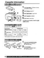 Preview for 10 page of Quasar Palmcorder VM-L451 User Manual