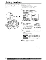 Preview for 12 page of Quasar Palmcorder VM-L451 User Manual