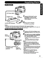 Preview for 9 page of Quasar Palmcorder VM-L457 User Manual