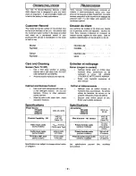 Preview for 2 page of Quasar SP-2021D User Manual