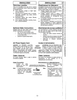 Preview for 3 page of Quasar SP-2021D User Manual