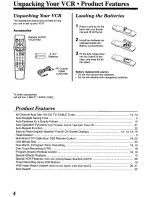 Preview for 4 page of Quasar VHQ-830 User Manual