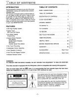 Preview for 3 page of Quasar VV-8213 User Manual