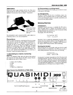 Preview for 5 page of Quasimidi Rave-O-Lution 309 Owner'S Manual