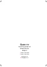 Preview for 42 page of Quax TRENDY 540446CY Manual