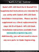 Preview for 2 page of Qube AP1 Supplemental Instructions