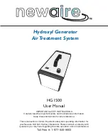 Preview for 1 page of Queenaire Technologies NewAire HG1500 User Manual