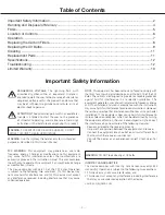 Preview for 2 page of Queenaire Technologies NewAire HG1500 User Manual