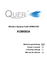 Quer KOM0834 Owner'S Manual preview