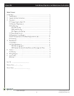 Preview for 2 page of Quest Engineering 4031450 Installation, Operation And Maintenance Instructions