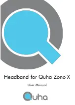 Preview for 1 page of Quha Zono X Headband User Manual