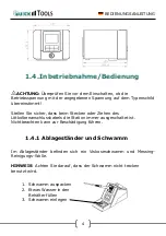 Preview for 6 page of Quick Tools QUTS8 User Manual