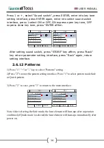 Preview for 44 page of Quick Tools QUTS8 User Manual