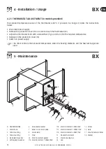 Preview for 14 page of Quick BX 16 Installation And Use Manual