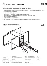 Preview for 44 page of Quick BX 16 Installation And Use Manual