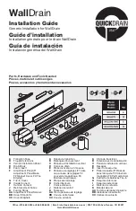 QUICKDRAIN USA WallDrain Installation Manual preview