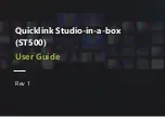 Preview for 1 page of QuickLink Studio-in-a-box ST500 User Manual