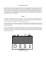 Preview for 2 page of Quicksilver Triode Mono Amplifier Operating Instructions