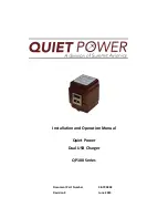 Quiet Power QP100 Series Installation And Operation Manual preview