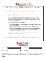 Preview for 4 page of QuietCool GX ES-1100 Installation Manual