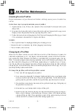 Preview for 18 page of QuietFlo 30401 User Manual