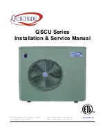 Preview for 1 page of Quietside QSCU-361 Installation & Service Manual