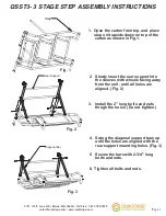 Preview for 2 page of Quik Stage QSST3 Assembly Instructions