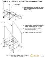 Preview for 3 page of Quik Stage QSST3 Assembly Instructions