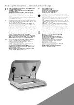 Preview for 20 page of Quipon SKY 70 x 50 Assembly And Operating Instructions Manual