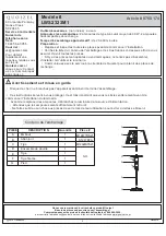 Preview for 5 page of Quoizel 0760174 Manual