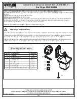 Quoizel DE8958IB Assembly Instruction Sheet preview