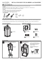 Quoizel DGL8405MBK Installation Manual preview