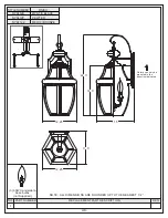 Preview for 2 page of Quoizel NY8412K Assembly Instruction Sheet