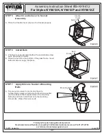 Preview for 5 page of Quoizel NY8412K Assembly Instruction Sheet