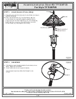 Preview for 4 page of Quoizel TF1508FVB Assembly Instruction Sheet